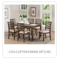 COS-CLIFTON DINING SET (1+6)